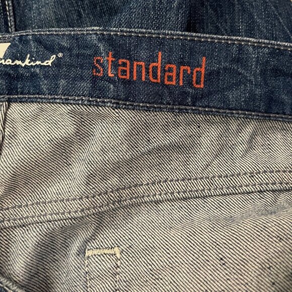 7 For All Mankind Mens Standard Jeans Straight Leg Button-Fly Blue Size 34 - Picture 5 of 9